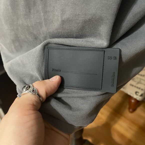 EUC Men’s X-Small/Women’s Small We11done Oversized Glow-in-the-Dark Teddy Tee - Picture 9 of 12